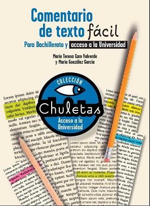 COMENTARIO DE TEXTO FACIL PARA BACHILLERATO | 9788467039436 | CARO VALVERDE, MARIA TERESA/GONZALEZ GARCIA, MARIA | Llibreria Huch - Llibreria online de Berga 