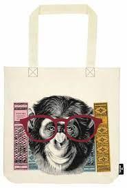 BOLSA DE TELA  DE LA COMPRA - MONO GAFAS | 4033477833273 | Llibreria Huch - Llibreria online de Berga 