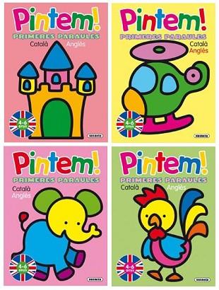 PINTEM! PRIMERES PARAULES CATALÀ -ANGLÈS  | 9788467705812 | BUSQUETS, CARMEN | Llibreria Huch - Llibreria online de Berga 