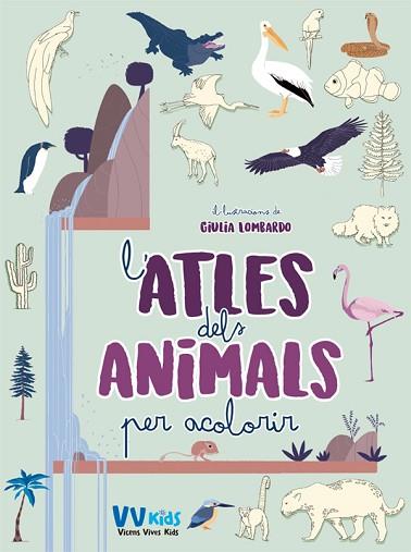 ATLES DELS ANIMALS PER ACOLORIR (VVKIDS) | 9788468243740 | LOMBARDO, GIULIA | Llibreria Huch - Llibreria online de Berga 