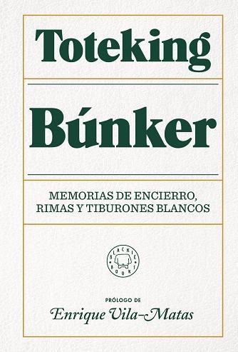 BÚNKER (EDICIÓN LIMITADA CON CUBIERTA DE PIEL) | 9788417552817 | TOTEKING | Llibreria Huch - Llibreria online de Berga 