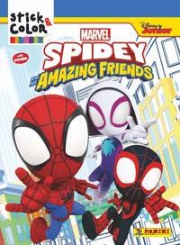 SPIDERMAN AND FRIENDS STICK & COLOR | 9788427872998 | PANINI | Llibreria Huch - Llibreria online de Berga 