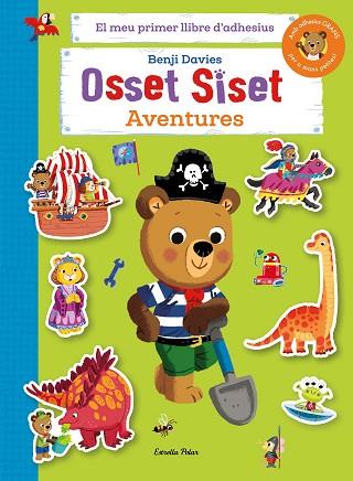 OSSET SISET. EL MEU PRIMER LLIBRE D'ADHESIUS. AVENTURES | 9788413898155 | DAVIES, BENJI | Llibreria Huch - Llibreria online de Berga 