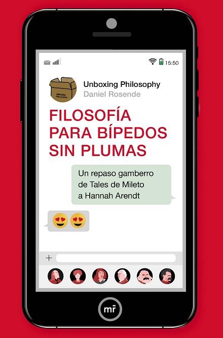 FILOSOFÍA PARA BÍPEDOS SIN PLUMAS | 9788427045538 | DANIEL ROSENDE, UNBOXING PHILOSOPHY | Llibreria Huch - Llibreria online de Berga 