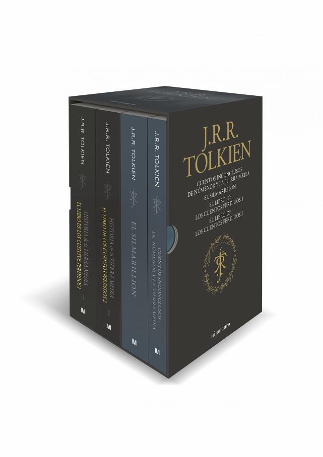 ESTUCHE TOLKIEN 2 (SILMARILLION, CUENTOS INCONCLUSOS, Hª TIERRA MEDIA 1 Y 2) | 9788445018408 | TOLKIEN, J. R. R. | Llibreria Huch - Llibreria online de Berga 