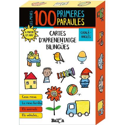 MEVES 100 PRIMERES PARAULES, LES - CARTES D'APRENENTATGE BILINGÜES | 9789403220345 | BALLON | Llibreria Huch - Llibreria online de Berga 