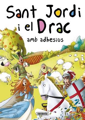 SANT JORDI I EL DRAC AMB ADHESIUS | 9788467740301 | ABAD, MÒNICA | Llibreria Huch - Llibreria online de Berga 