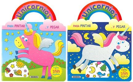 UNICORNIOS PARA PINTAR Y PEGAR (2 TÍTULOS) | 9788467768626 | BUSQUETS, JORDI | Llibreria Huch - Llibreria online de Berga 