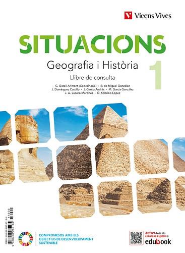 GEOGRAFIA I HISTORIA 1 ESO LLIBRE  (SITUACIONS) | 9788468292182 | DE MIGUEL GONZALEZ, RAFAEL/DOMINGUEZ CASTILLO, JESUS/GARCIA ANDRES, JOAQUIN/GATELL ARIMONT, CRISTINA | Llibreria Huch - Llibreria online de Berga 