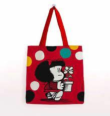 BOLSA ALGODON MAFALDA MEDIANA-PLANTA | 6971263703790 | Llibreria Huch - Llibreria online de Berga 