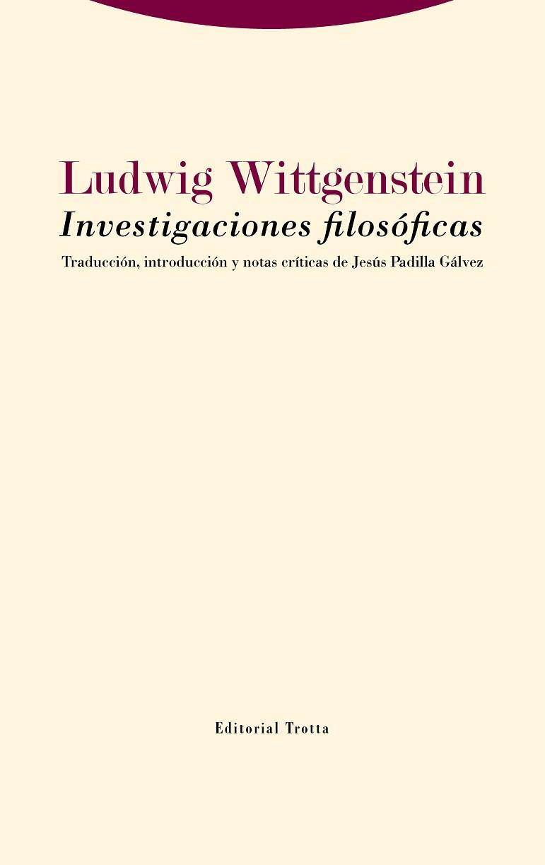 INVESTIGACIONES FILOSÓFICAS | 9788413640204 | WITTGENSTEIN, LUDWIG | Llibreria Huch - Llibreria online de Berga 