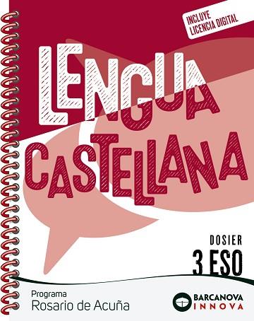 ROSARIO DE ACUÑA 3 ESO. DOSIER. LENGUA CASTELLANA | 9788448962234 | EZQUERRA, FRANCISCA/GIMENO, EDUARDO/MINDÁN, JOAQUÍN | Llibreria Huch - Llibreria online de Berga 