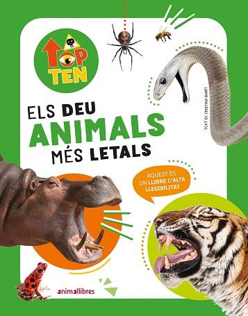 TOP TEN ELS DEU ANIMALS MÉS LETALS | 9788419659521 | CRISTINA BANFI | Llibreria Huch - Llibreria online de Berga 