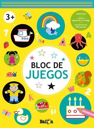 BLOC DE JUEGOS +3 AMARILLO | 9789403226118 | BALLON | Llibreria Huch - Llibreria online de Berga 