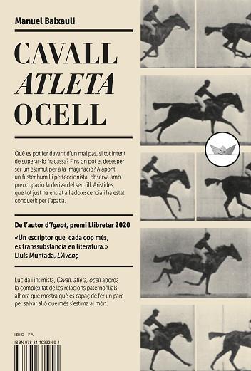 CAVALL, ATLETA, OCELL | 9788419332691 | BAIXAULI, MANUEL | Llibreria Huch - Llibreria online de Berga 